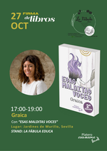 Esas malditas voces en la Feria del libro de Sevilla 2025