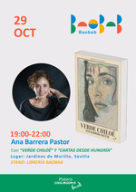 Verde Chiloé y Cartas desde Hungría en la Feria del libro de Sevilla 2025