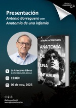 Presentación de Anatomía de una infamia en La Ahucema Libros del Viso del Alcor