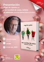 Ángel de Quinta presenta su nueva obra Una Navidad de estas en Librería Luces de Málaga