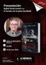 Rafael Serba presenta El hombre de la Plaza Garibaldi en Sala la Revuelta en Sevilla 