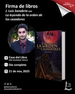 Firmas de ejemplares de La leyenda de la orden de los cazadores en CDL