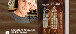 Presentación de Jorge de Leonardo con "Calima" en la Biblioteca Municipal de Cenicero