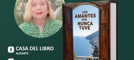 Firma de libros de Manuela Maciá con Los amantes que nunca tuve en Alicante