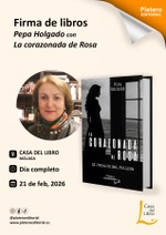 Pepa Holgado firma "La corazonada de Rosa" en Casa del Libro de Málaga