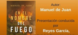 Presentación de "En el nombre del fuego" de Manuel de Juan en Cangas de Narcea (Asturias)
