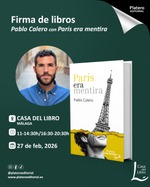 Firma de libros de Pablo Calero con "Paris era mentira" en CDL Málaga