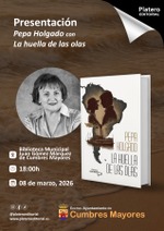 Pepa Holgado presenta La huella de las olas en Cumbres Mayores