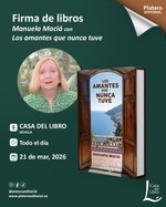 Firma de libros de Manuela Maciá con Los amantes que nunca tuve en Sevilla