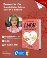 Presentación de Amor en la distancia en Biblioteca Santa Cruz de Retamar 