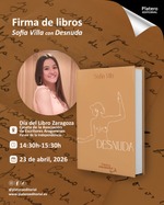 Firma de ejemplares de Desnuda en Día del Libro de Zaragoza