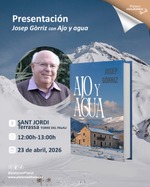 Josep Górriz presenta su nueva novela ​Ajo y Agua en Sant Jordi Terrassa