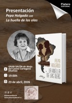 Pepa Holgado presenta La huella de las olas en Huelva