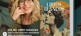 Firma de "Lirios Blancos" de Cris Bernardó en Día del Libro de Zaragoza