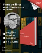 Firma de Fe y erratas en la Feria del libro de Málaga