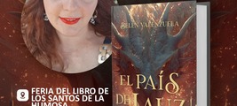 Belén Valenzuela firma "El país de Lauz" en Feria del libro de Los Santos de la Humosa