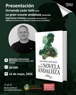 Fernando Solís con La gran novela andaluza en Biblioteca Municipal Montoro