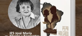 Pepa Holgado presenta "La corazonada de Rosa" en IES "José Maria Morón y Barrientos" de Cumbres Mayores.