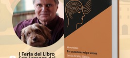 Jesús Alcañiz García firma "En ocasiones oigo voces" en I Feria del Libro San Lorenzo del Escorial