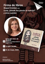 Firma de ejemplares de Luisa, ¿dónde has puesto tu sonrisa? en la Feria del Libro de Madrid