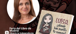 Firma de ejemplares de Luisa, ¿dónde has puesto tu sonrisa? en la Feria del Libro de Madrid