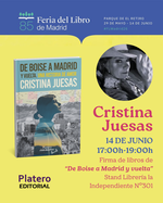 Firma de "De Boise a Madrid" de Cristina Juesas en Feria del Libro de Madrid