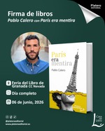Firma de libros de Pablo Calero con "Paris era mentira" en CDL Granada