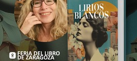 Firma de "Lirios Blancos" y otros libros de Cris Bernardó en Feria del Libro de Zaragoza