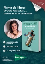 María de la Palma Ruiz presenta "Esencia de luz en una botella" en Granada