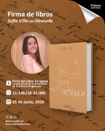 Firma de ejemplares de Desnuda en Feria del Libro de Zaragoza