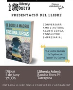 Presentación de "De Boise a Madrid" de Cristina Juesas en Tarragona