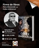 Firma de Codex Umbrarum en Feria Libro de Ourense