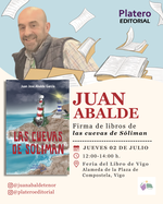 Firma de ejemplares de Las cuevas de Sóliman en Feria del Libro de Vigo