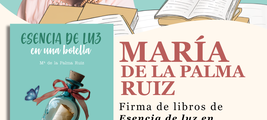 María de la Palma Ruiz firma "Esencia de luz en una botella" en ECI de Cádiz
