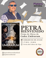 Firma de Codex Umbrarum en Feria del libro de Vigo
