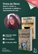 Firma de ejemplares de Esperándola del cielo y Aspirante a caballero en CDL de Granada