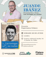Presentación de "Las tortugas no vuelan" en Centro Cultural Ancha 16 en Cádiz