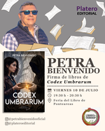 Firma de Codex Umbrarum en Feria del libro de Ponteareas