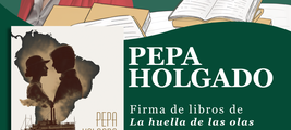 Pepa Holgado firma "La huella de las olas" en la Casa del Libro de Sevilla