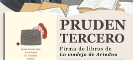 Pruden Tercero firma su nueva obra La madeja de Ariadna en la Feria del Libro de Valdepeñas