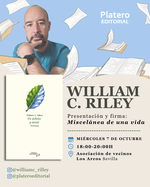 William C Riley presenta y firma su nuevo libro De arboles y metal en Sevilla