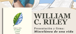 William C Riley presenta y firma su nuevo libro De arboles y metal en Sevilla
