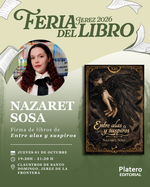 Nazaret Sosa firmará en la Feria del libro de Jerez 2026