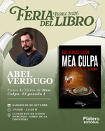 Abel Verdugo firmará en la Feria del libro de Jerez 2026