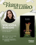Yolanda Rosado firmará en la Feria del libro de Jerez 2026