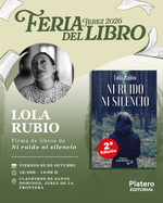 Lola Rubio firmará en la Feria del Libro de Jerez de 2026