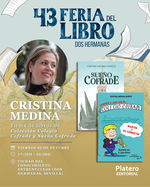 Cristina Medina firmará en la Feria del libro de Dos Hermanas 2026
