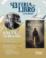 Salva Terceño firmará en la Feria del libro de Dos Hermanas 2026