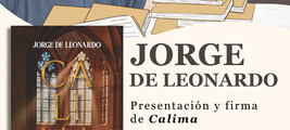 Presentación de Jorge de Leonardo con "Calima" en la Biblioteca Municipal Casa de la Cultura El Matadero