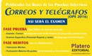 PUBLICADAS LAS BASES DEL PRIMER DESARROLLO DE LAS PRUEBAS SELECTIVAS CORREOS OPE 2016